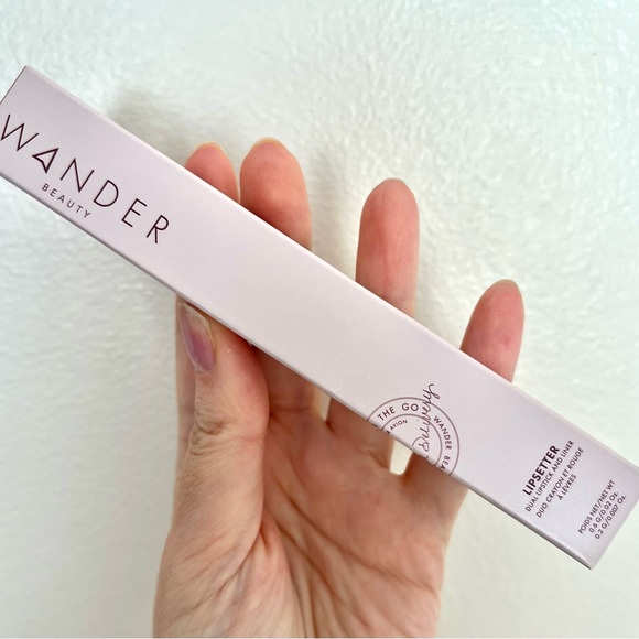 NIB Wander Beauty Lipsetter Dual Lipstick and Liner in Bohemian Blush - Picture 5 of 7